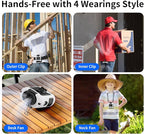 Socool 10000mAh Portable Waist Fan Clip on Wearable Belt Personal Fan - Image 8