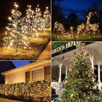 Brightown Battery Operated Christmas Lights 2 Pack 18 Feet 50 LED Clear Mini - Image 6