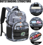 Kids Tactical Backpack Army Molle Bookbag Military Boys Backpack - Image 3