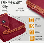 Large Military Wool Blanket - Image 6