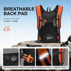 Ultra-Light Soft Daypack 15L/20L, Cushioned Breathable Back Panel Backpack - Image 3