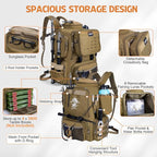 Goture Fishing Backpack, 900D Water-Resistant Tackle Backpack - Image 2