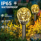 SOLPEX Solar Garden Lights String, 6 Pack Outdoor Christmas Decoration Warm - Image 3