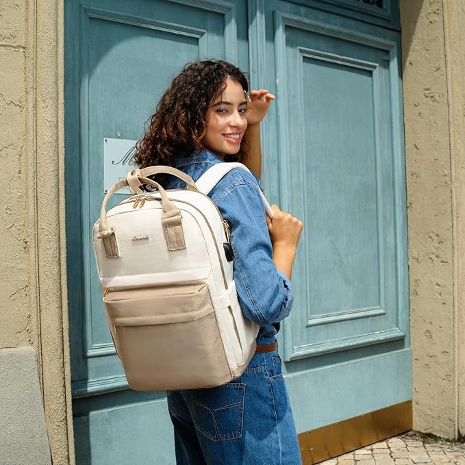 LOVEVOOK Laptop Backpack for Women Men 15.6 Inch Laptop Bag - Image 9