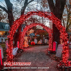 JMEXSUSS 150 LED Red Christmas Lights Indoor Outdoor Waterproof, Connectable 59 - Image 8