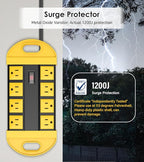CCCEI Outdoor Power Strip Weatherproof - Image 3