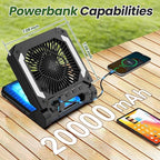 20000mAh Portable Fan Rechargeable - Image 4