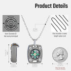 MecArmy Mini Titanium/Brass Compass, Waterproof IPX5 Pocket Compass - Image 4