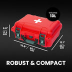 NANUK 915 Waterproof First Aid Box Empty – Durable, Medical First Aid Organizer - Image 5
