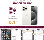 TIESZEN for iPhone 15 Pro Case, Compatible - Image 7