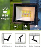 L LOHAS LED 50W Flood Light Outdoor, RGB Landscape Lighting - Image 6
