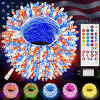 LitHome Color Changing Christmas String Lights Connectable, 35 Colors 66Ft 200 by LitHome