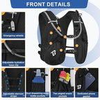 BECOJADDE Running Vest Hydration Backpack - Image 2