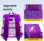 Vorspack Clear Backpack Heavy Duty PVC Transparent Backpack - Image 4