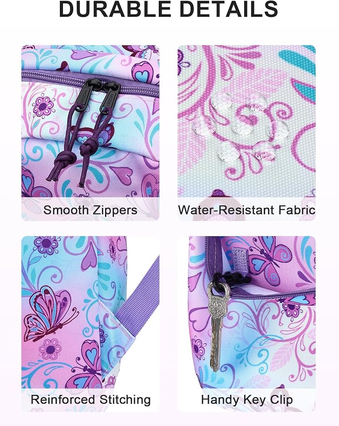 VASCHY Backpack for School, Lightweight Water Resistant Bookbag Schoolbag - Image 4
