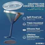 Martini Glass, Stainless Steel Insulated Martini Tumbler, Cocktail Cup - Image 3
