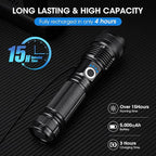 Kmivo Flashlights Rechargeable LED High Lumens - Image 3