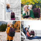 LOVEVOOK Laptop Backpack for Women 15.6 Inch Laptop Bag - Image 6