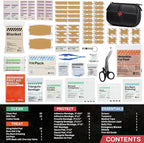 RHINO RESCUE EVA First Aid Kit, Small Waterproof Backpack Emergency Hiking - Image 2