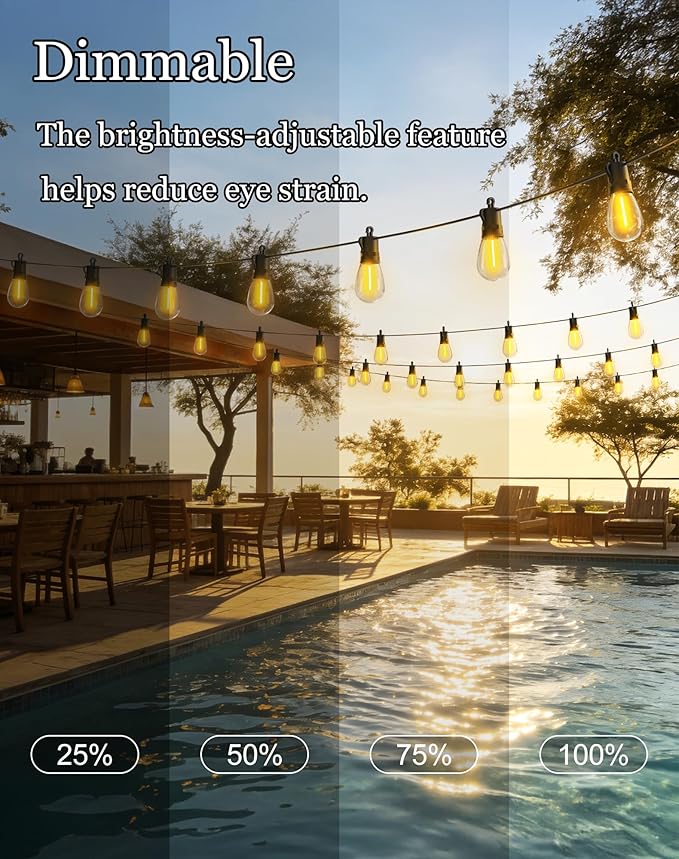 65ft-Solar-Powered-Lights-Outdoor-Waterproof-String - Image 4