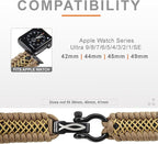 Savior Survival Gear Paracord Watch Band, Compatible - Image 3