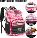 Kids Tactical Backpack Army Molle Bookbag Military Boys Backpack - Image 3