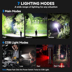 Flashlight Rechargeable 99, 000 High Lumen - Image 5