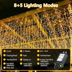 115FT 300LED Warm White Christmas String Fairy Lights Indoor/Outdoor, Waterproof - Image 2