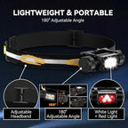 sofirn Bright Red Headlamp Rechargeable, H05B 1200 Lumens Lightweight Head - Image 7