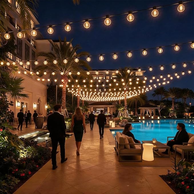 RTTY 300 FT Outdoor String Lights Patio Light - Image 8