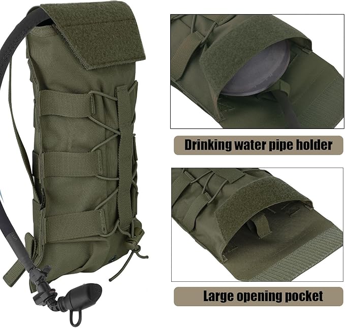 PETAC GEAR 1.5L / 3L Tactical Hydration Pack，Molle Carrier Pouch - Image 3