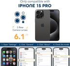 TIESZEN for iPhone 15 Pro Case, Compatible - Image 7