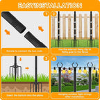 AHRLHR 10 Pack String Light Poles, Poles - Image 7