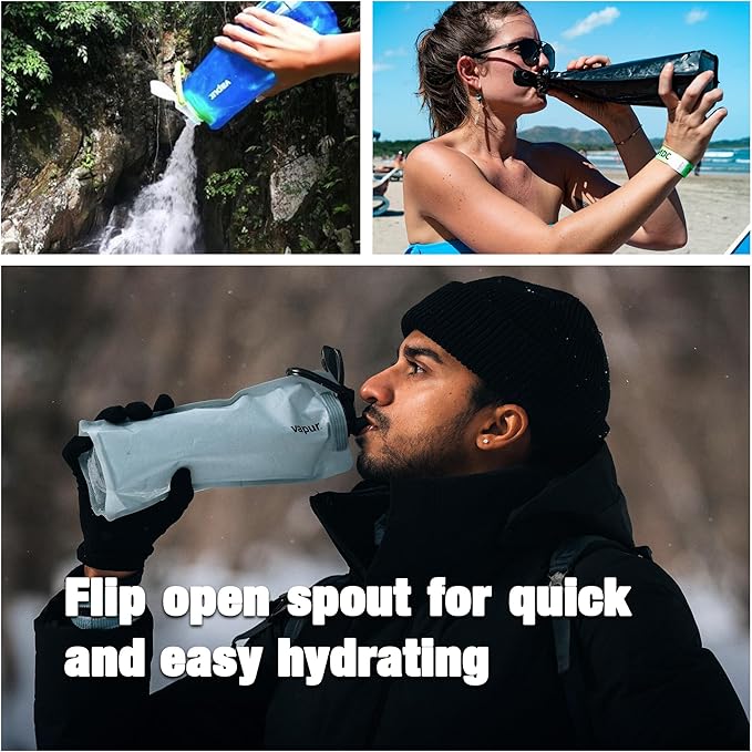 Vapur Flexible, Collapsible Wide Mouth Anti-Bottle - Image 6