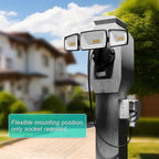 USTELLAR 55W Plug in Motion Sensor Lights Outdoor, Flood Lights Motion Sensor - Image 4