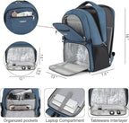 Insulated Lunch Backpack Fit 17" Laptop, Work Backpack - Image 2