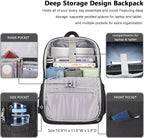 MAXTOP Deep Storage Laptop Backpack Business Anti-theft Backpacks College - Image 2