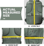 coowoz Large Travel Backpack For Women Men, Carry On Backpack Flight Approved - Image 8