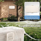Flemoon Medium Outdoor Electrical Box, IP54 Waterproof Extension Cord Cover w/6 - Image 6