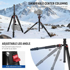 NEEWER Basics Carbon Fiber Travel Tripod Monopod, Arca Type Ball Head, Max Load - Image 4
