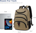 Boavan Laptop Backpack for men, 15.6 inch Laptop Bag - Image 5
