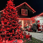 JMEXSUSS Red Valentines Day Decor Lights Clear Wire, 66ft 200 LED Red Christmas - Image 6