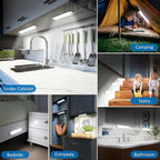 Motion Sensor Under Cabinet Lights, Magnetic Rechargeable Under Counter Closet - Image 5