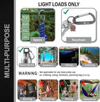Rhino Produxs 8PCS of Lightweight Duty Snap Carabiner Clips, D Ring Shape - Image 5