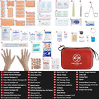 VRIEXSD Premium First Aid Kit, 320 Piece Waterproof Hard Shell Eva First Aid Kit - Image 3