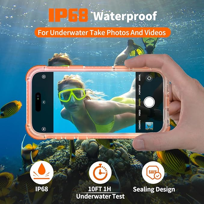 for iPhone 16 Pro Waterproof Case Compatible - Image 3
