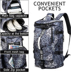 Gym Duffle Bag Waterproof black Laptop Backpack Suitable - Image 4