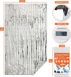 10 Pack Emergency Thermal Blanket Survival, Mylar Blankets - Image 2