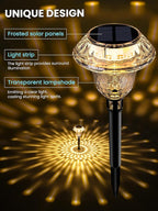 SOLPEX Solar Pathway Lights Garden Decor - Image 4