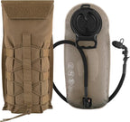 PETAC GEAR 1.5L / 3L Tactical Hydration Pack，Molle Carrier Pouch by PetacGear